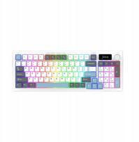 Klaviatūra AQIRYS laidinė mechaninė 96%/95 klavišų ATRIA white | AQI-GA-KB-11 | 5949161382462