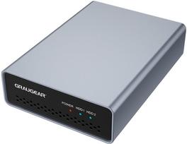 GRAUGEAR externes Raid   Gehäuse 2x2,5"HDD/SSD USB 3.2 retail | G-25RD2-AC-10G | 4260746550122