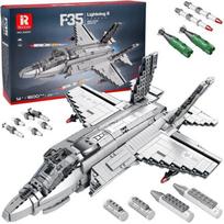 Techniniai kaladėlės amerikietiškas naikintuvas F-35 Lighting II 1600 vnt ZA5799 EDUKAMP | ZA5799 | 5905258541044