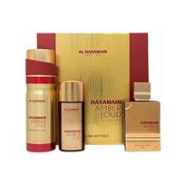 Al Haramain Amber Oud Ruby Edition Tīrs parfīms 75 ml + 30 ml + Dezodoranta ķermeņa aerosols 200 ml | 6291106814323 | 6291106814323