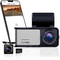 AutoSky 4K priekinių ir galinių vaizdo registratorių komplektas su GPS ADC888 | 850045500375 | 0850045500375