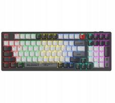 Mechaninė klaviatūra A4TECH BLOODY WS98 Grey WRLS (BLMS RED Plus jungikliai) | A4TKLA47735 | 4711421001182