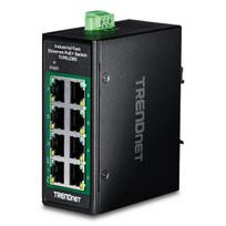 TRENDnet 8-Port Industrial Fast Ethern. PoE+ DIN-Rail Switch | TI-PELC80 | 0710931162967