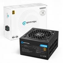 EFFITEK Netzteil 1200W Gold ATX 3.1, PCI 5.1 Modularer Kabel | EG-1200 | 4262478810024