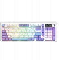 Mechaninė žaidimų klaviatūra AK980 Gift Switch-V2-White-Model-With-Screen RGB | AK980-V2-G-PWB | 6976412986529