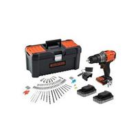 18V BLACK+DECKER urbjmašīna-skrūvgriezis BCD383D2TA | BCD383D2TA | 5035048844182