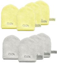 Glov Glov Water-Only Skin komplekts sejas attīrīšanas un grima noņemšanas cimdi Baby Banana 4 gab. + Silver Stone 4 gab. | 5907440748958 | 5907440748958