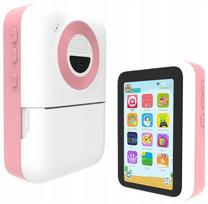 Xrec Mini planšetė Ai 4" Momentinis fotoaparatas Spausdintuvas Kamera vaikams Pink | SB11085 | 5904647831797