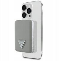 Powerbank Guess indukcinis Grained Triangle 5000mAh 15W USB-C MagSafe beige | 3666339310523 | 3666339310523
