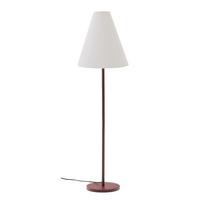 Terakotos spalvos pastatomas šviestuvas (aukštis 153 cm) su tekstiliniu gaubtu Navat – Kave Home