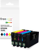 Freecolor Patrone Epson 35XL Multipack BK/C/M/C 50ml+3x25ml remanufactured | K10611F7 | 3112539987350