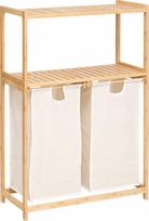 Bambuko lentyna su skalbinių krepšiu TIDY BOX, 72 x 33 x 109 cm | 3560233019622 | 3560233019622