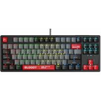 Klaviatūra A4Tech A4tech Bloody S87, žaidimų mechaninė laidinė klaviatūra, Red Switch, CZ/SK, Black | S87-ER-TKL | 4711421993845