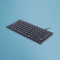 Klaviatūra R-GO Tools R-Go Tools Compact Break RGOCOFRWDBL USB klaviatūra AZERTY Prancūzų Black | RGOCOFRWDBL | 8719274491415