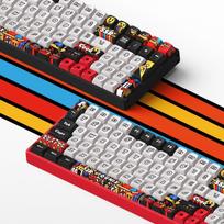 IQUNIX F97 Graffiti Blaze Belaidė žaidimų klaviatūra, RGB - Moonstone-Turbo jungikliai | 0600310355779 | 600310355779