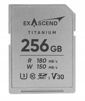Atminties kortelė ExAscend Titanium UHS-I V30 256GB | EX256GSDU1-M | 6972904958203