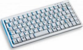Klaviatūra Cherry CHERRY Compact-Keyboard G84-4100 USB + PS/2 AZERTY Grey | G84-4100LCAFR-0 | 4025112027277