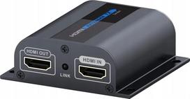 PremiumCord HDMI signalo perdavimo sistema extenderis 50m per vieną Cat6/6a/7 kabelį vietinis HDMI išvestis | khext60-2 | 8592220015084