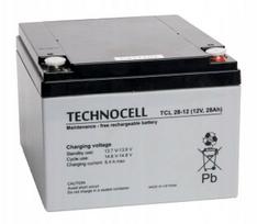 TCL 28-12 TECHNOCELL AGM 12V 28Ah akumuliatorius | TCL28-12 | 5902367817817