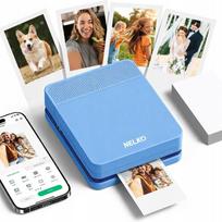 Spalvotas Bluetooth spausdintuvas Nelko Pp03 nuotraukoms 600dpi telefonui viedtālrunis Pp03 / Blue | SB11255 | 5904647832527
