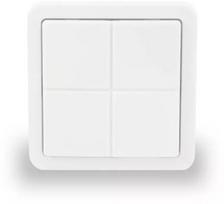 Varta LOGIC GROUP MATRIX yra Z-Wave pagrindu veikiantis valdiklis su šviesos reguliatoriumi ir 4 mygtukais FUGA instaliacijai | ZDB5100 | 5714090000134