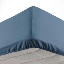 Iš mikropluošto paklodė mėlynos spalvos su guma 140x190 cm Oscar – douceur d'intérieur