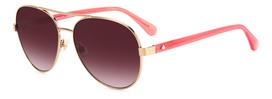Akiniai nuo saulės KATE SPADE moterims AVERIE-S-AU2 (Lęšis/tiltelis/auselė) 58/15/140 mm | AVERIE-S-AU2 | 716736746227