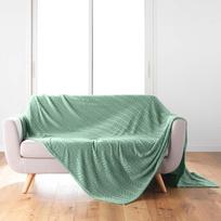 Šviesiai žalios spalvos iš mikroflanelės lovatiesė 180x220 cm Arya – douceur d'intérieur