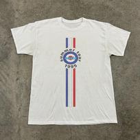 Retas Oasis 1995 m. turo marškinėliai su dryžiais, Unisex baltas medvilninis marškinėlis, Dydis S-5XL Unisex marškinėlis XXXL