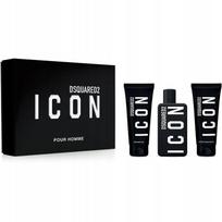 Komplektas Dsquared 2: Icon, tualetinis vanduo vyrams, 100 ml + Icon, dušo gelis visų tipų odai, 100 ml + Icon, drėkinamasis losjonas po skutimosi vyrams, 100 ml | 8011003900206 | 8011003900206