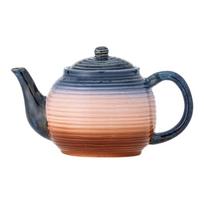 Mėlynos spalvos/oranžinės spalvos iš keramikos su koštuvu arbatinukas 890 ml Tatum – Bloomingville