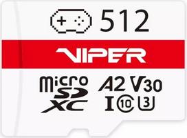 Atminties kortelė Patriot Gaming Series MicroSDXC 512GB Class 10 UHS-I/U3 A2 V30 (PV512GGM32MCX) | PV512GGM32MCX | 4711378429428