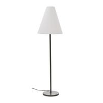 Tamsiai žalios spalvos pastatomas šviestuvas (aukštis 153 cm) su tekstiliniu gaubtu Navat – Kave Home