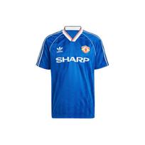 Adidas Originals Manchester United 1988-90 Trečiasis Rinkinys Retro Futbolo Marškinėliai Vyriški Viršutiniai Drabužiai Academy-Blue IP5544 S