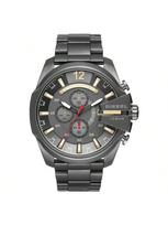 Diesel Vyriškas kvarcinis chronografo laikrodis, 51 mm ciferblatas, nerūdijančio plieno apyrankė, tinkamas oficialioms progoms DZ4421 šviesiai pilka spalva