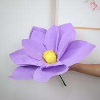 40/50cm Imituota lotoso gėlė Madinga Didelės putplasčio Dirbtinės gėlės Naujas PE Milžiniškas lotoso gėlė red-40cm