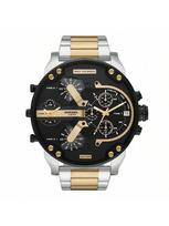 Diesel negabaritinis 57 mm chronografo laikrodis vyrams – daugiasluoksnis plieninis ciferblatas, drąsus pareiškimas laikrodis vakarui, gatvės stiliui ir dideliam įspūdžiui – DZ7459 balta