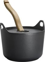 Iittala Puodas Sarpaneva su medine rankena ketaus 3 l