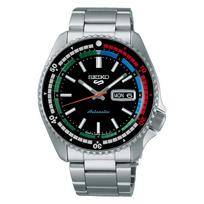 Seiko Laikrodis Five Sports Retro Spalvų Kolekcija Specialus Leidimas SBSA221 „Sportinis Stilius“ Vyriškas Laikrodis, Juodas,