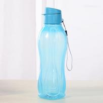 900/1100ML Plastikinis vandens buteliukas Didelės talpos Sandarus Atlenkiamas dangtelis Gėrimo buteliukas su rankena Dirželis Lengvas Kelioninis virdulys 900ml raudona