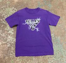 Rare Fallen Skateboard Short Sleeve Purple All Size Shirt OB230 Unisex T-Shirt L