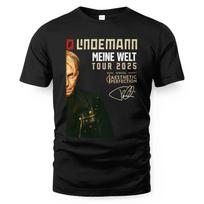 Rammstein Till Lindemann Mano Pasaulis Turas 2025 Marškinėliai Unisex Dydis S-5XL Unisex Marškinėliai XXXXL
