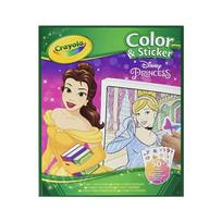 CRAYOLA Spalvinimo ir lipdukų knygelė „Princesės“