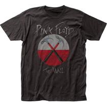 Pink Floyd Kaltuvės Marškinėliai Vyriški Roko Grupės Marškinėliai The Wall Klasikinio Roko Juodi S-4XL Unisex Marškinėliai S