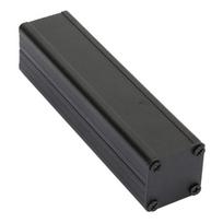 Aluminum Box Black Split Type Electronic Enclosure Cooling Case Instrument Housing Heat Dissipation Case 25x25x100mm 1