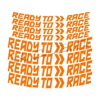 Šviesą atspindintys motociklų ratų lipdukų lipdukai Ratlankių lipdukai READY TO RACE Priedai, skirti KTM Adv Duke 390 690 790 890 1190 Rc 1290 oranžinė