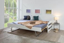 "Inter Link" lova "2 in 1" Sofa-lova su 2 miegamaisiais paviršiais, medžio masyvas, svečių kambarys, vaikų kambarys, paauglių miegamasis