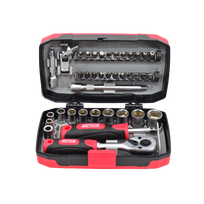 Sukimo antgalių komplektas AWTools AW39038BL; 1/4''; 38 vnt.