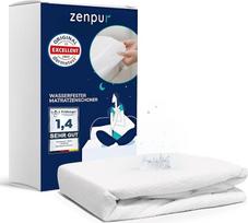 "ZenPur" vandeniui atsparus čiužinio užvalkalas 140 x 200 cm - skalbiamas - neperšlampamas čiužinio užvalkalas, čiužinio apsauga ir nelaikymo pagalvėlė - pakuotė po 1 vnt.
