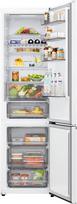LG GBBS322BSW "Fit&Max" šaldytuvas su šaldikliu, 375 l, 2030 mm aukščio, EEK B, išmanusis inverterio kompresorius, visiškai be šerkšno, "FRESHConverter+" 0° zona, baltos spalvos, tylus stovo įrenginys (33 dB(A)).